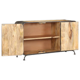 Buffet 140x40x80 cm bois d'acacia solide