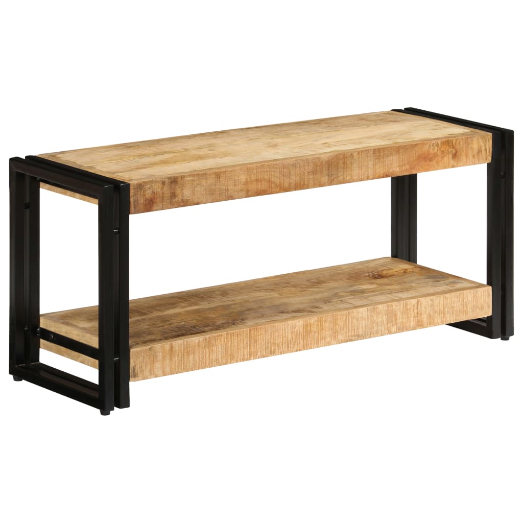 Meuble TV 90x30x40 cm Bois de manguier massif