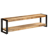 Meuble TV 150x30x40 cm Bois massif de manguier