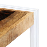 Meuble TV 90x30x40 cm Bois massif de manguier