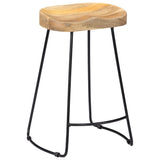 Gavin Bar Stools Set of 2 Solid Mango Wood