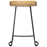 Gavin Bar Stools Set of 2 Solid Mango Wood