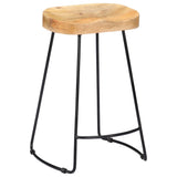 Gavin Bar Stools Set of 2 Solid Mango Wood