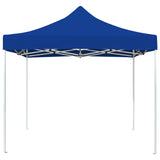 Folding reception tent Aluminum 3 x 3 m Blue