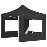 Folding reception tent with aluminium walls 3 x 3m Anthracite