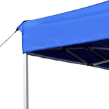 Tente de réception pliable Aluminium 4,5x3 m Bleu