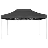 Tente de réception pliable Aluminium 4,5x3 m Anthracite