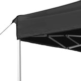 Tente de réception pliable Aluminium 4,5x3 m Anthracite