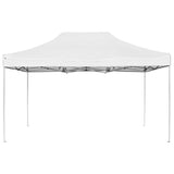 Tente de réception pliable Aluminium 4,5x3 m Blanc