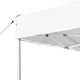 Tente de réception pliable Aluminium 4,5x3 m Blanc