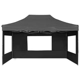 Tente de réception pliable à parois Aluminium 4,5x3m Anthracite