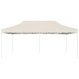 Folding Reception Tent Aluminum 6 x 3 m Cream