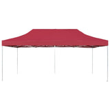 Tente de réception pliable Aluminium 6x3 m Bordeaux