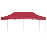 Tente de réception pliable Aluminium 6x3 m Bordeaux