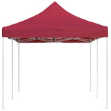 Tente de réception pliable Aluminium 6x3 m Bordeaux