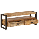 Meuble TV 120x35x45 cm Bois solide de manguier