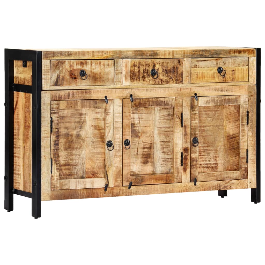 Buffet 120x35x76 cm Bois de manguier massif