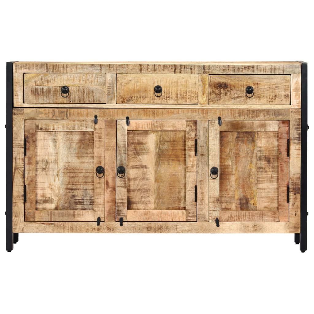 Buffet 120x35x76 cm Bois de manguier massif