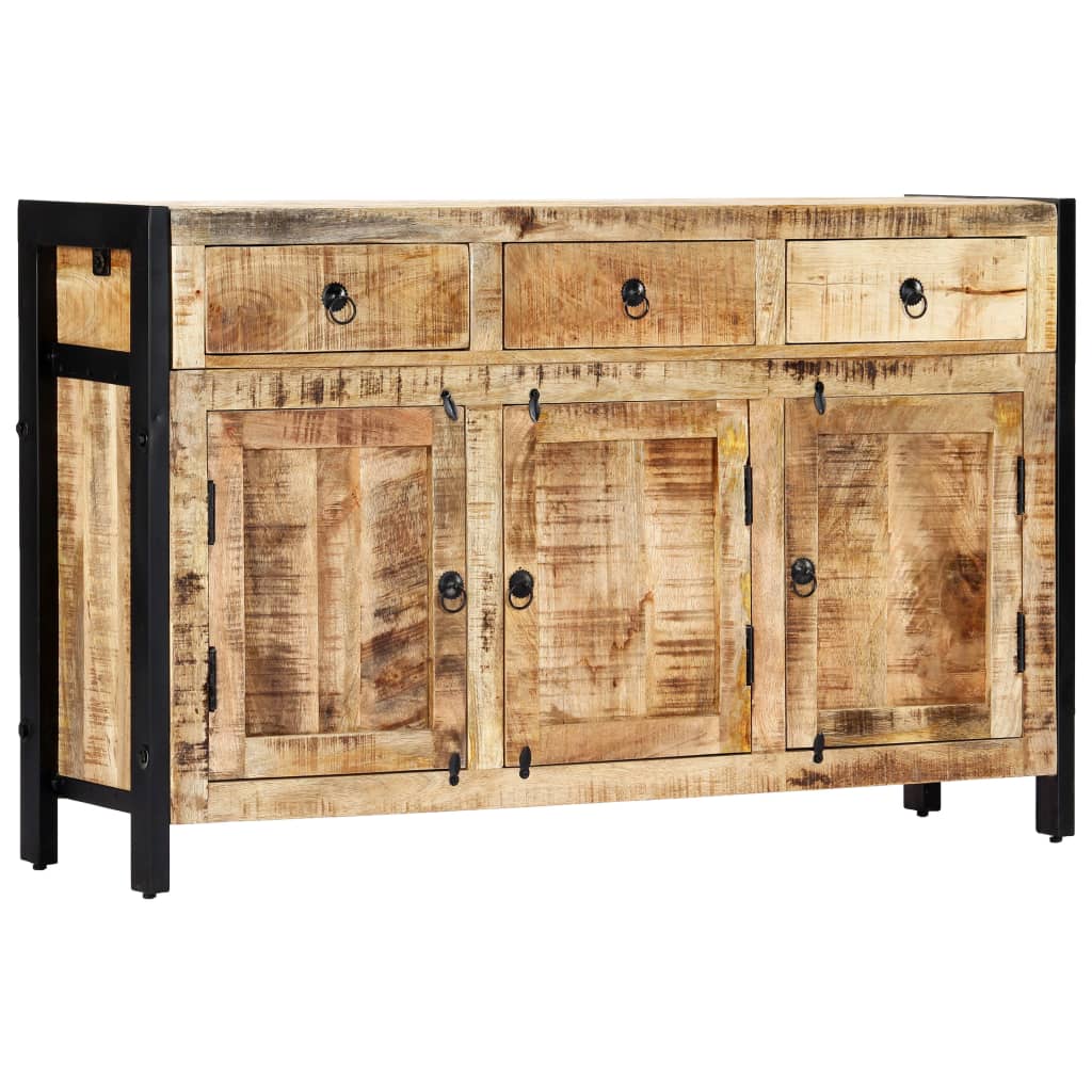 Buffet 120x35x76 cm Bois de manguier massif