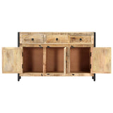 Sideboard 120x35x76 cm Massives Mangoholz