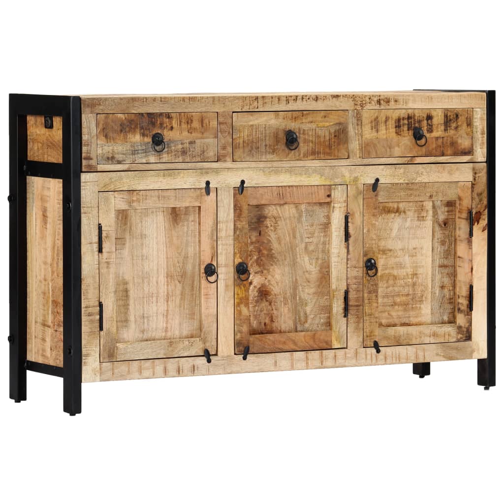 Buffet 120x35x76 cm Bois de manguier massif