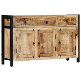 Sideboard 120x35x76 cm Massives Mangoholz