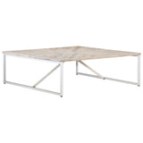 Table basse 110x110x36 cm Bois de manguier solide