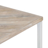 Table basse 110x110x36 cm Bois de manguier solide