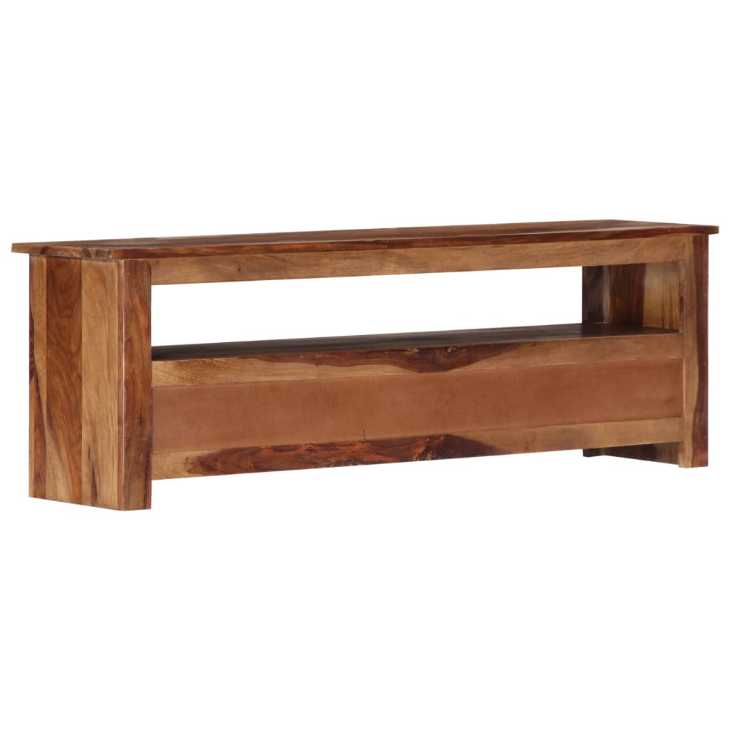 Meuble TV 118x30x40 cm Bois massif