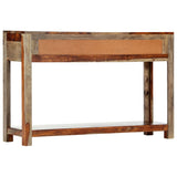 Table console avec 3 tiroirs 120x30x75 cm Bois massif