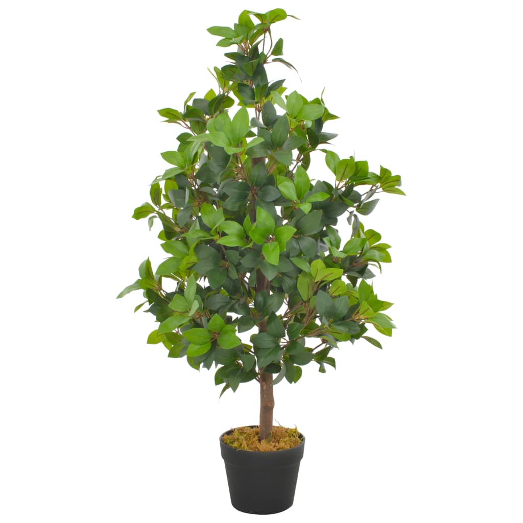 Plante artificielle avec pot Laurier Vert 90 cm