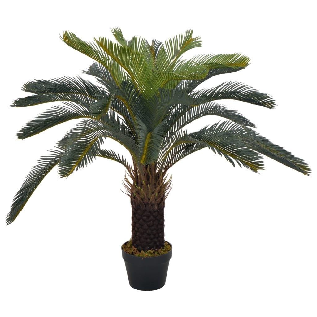 Künstliche Pflanze mit Topf Cycas Palm Green 90 cm