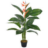 Künstliche Strelitzia-Pflanze mit Topf Rot 100 cm