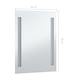 LED wall mirror for bathroom 60x80 cm