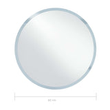 Miroir à LED pour salle de bain 60 cm