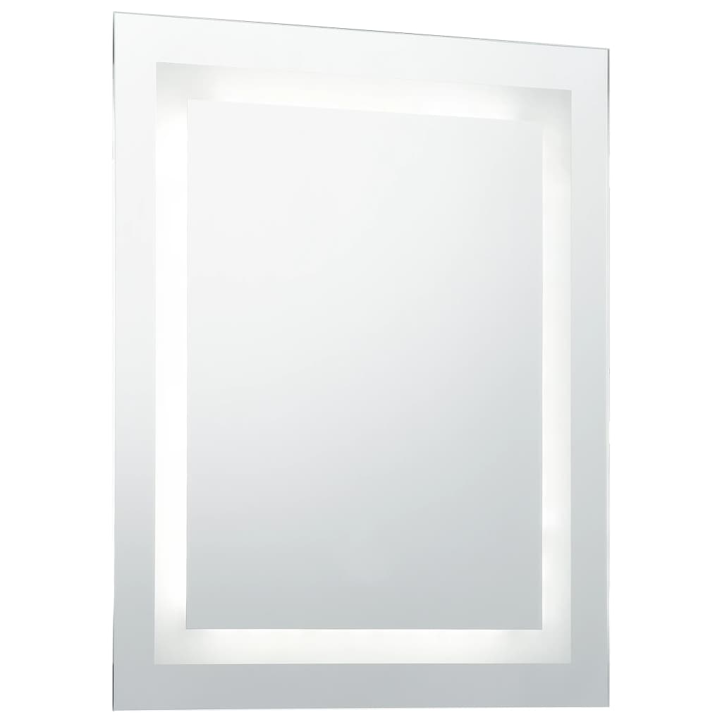 Miroir à LED pour salle de bains et capteur tactile 60x80 cm