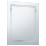 Miroir à LED pour salle de bains et capteur tactile 60x80 cm