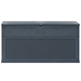 Boîte de rangement de jardin 320 L Anthracite