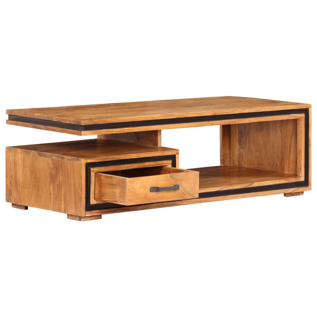 Table basse 100x45x33 cm Bois d'acacia massif