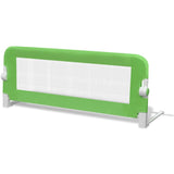 Barrière de lit de sécurité pour tout-petits 2pcs Vert 102x42cm