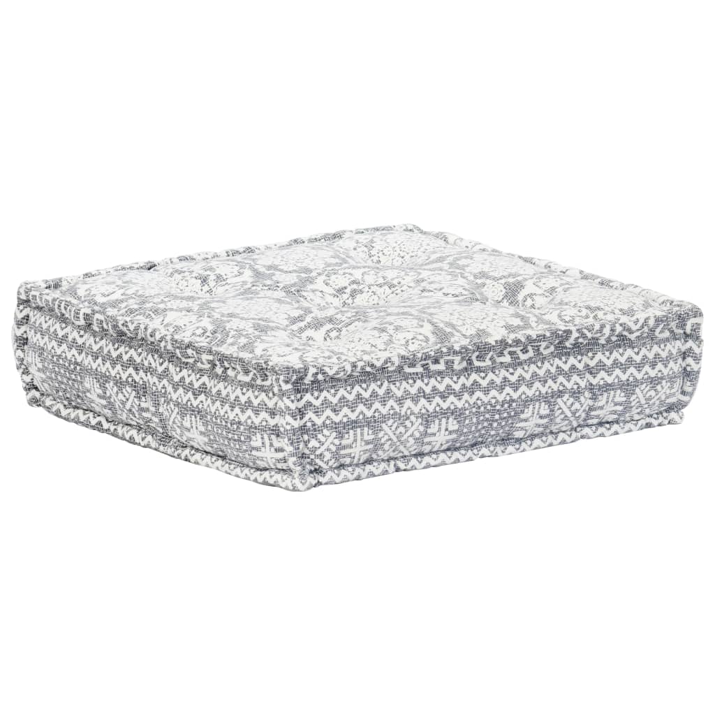 Pouf modulaire à 2 places Gris clair Tissu