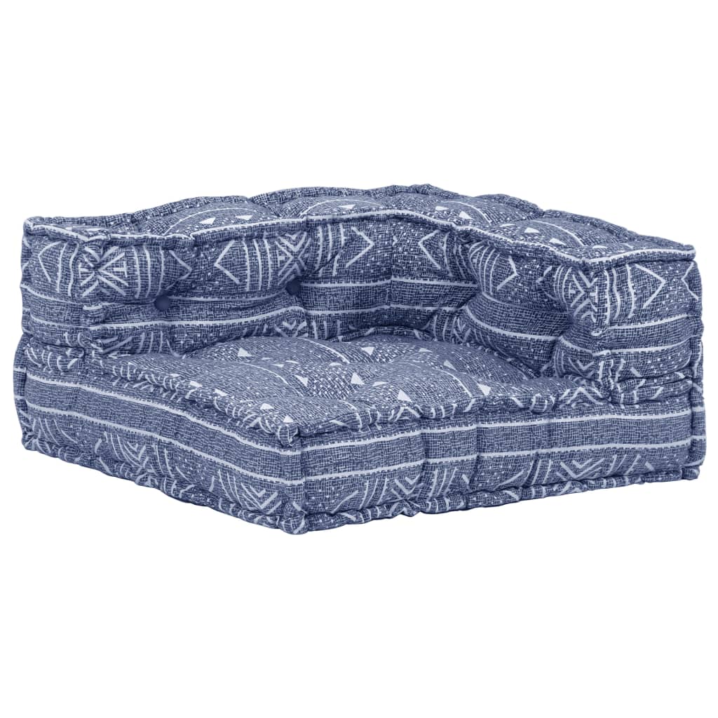 Pouf modulaire à 2 places Indigo Tissu