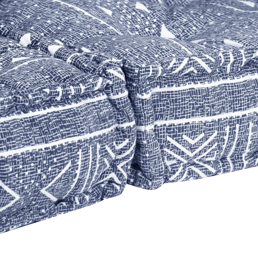 Pouf modulaire à 2 places Indigo Tissu