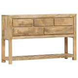 Sideboard 120x30x75 cm solid mango wood