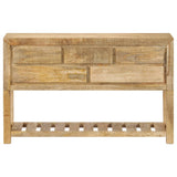 Buffet 120x30x75 cm bois de manguier massif