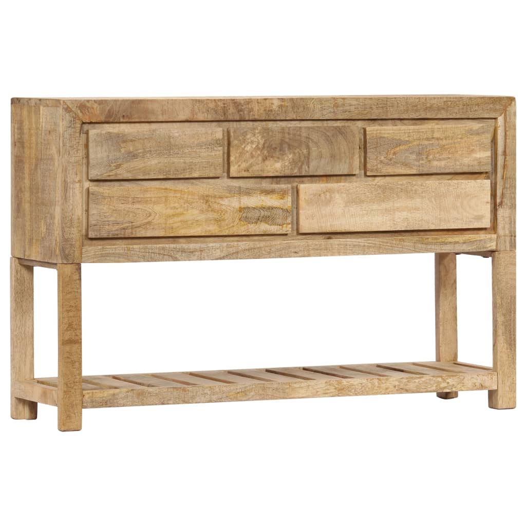 Buffet 120x30x75 cm bois de manguier massif