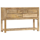 Sideboard 120x30x75 cm solid mango wood