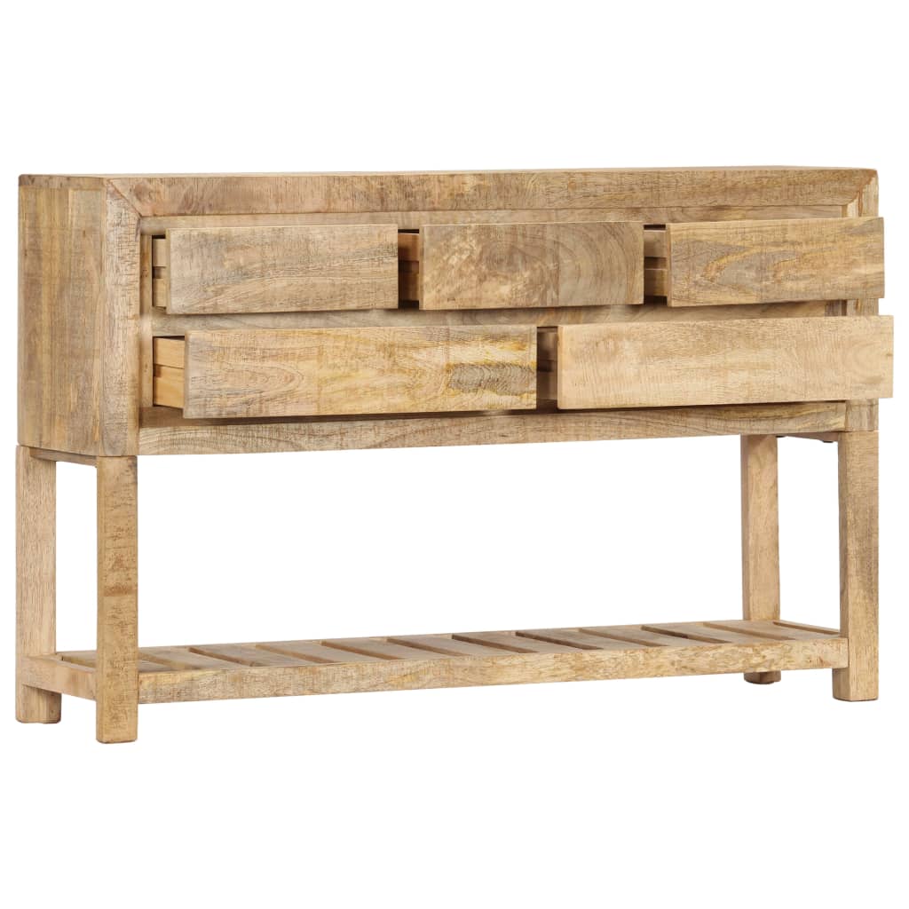 Sideboard 120x30x75 cm solid mango wood