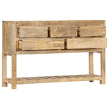 Buffet 120x30x75 cm bois de manguier massif