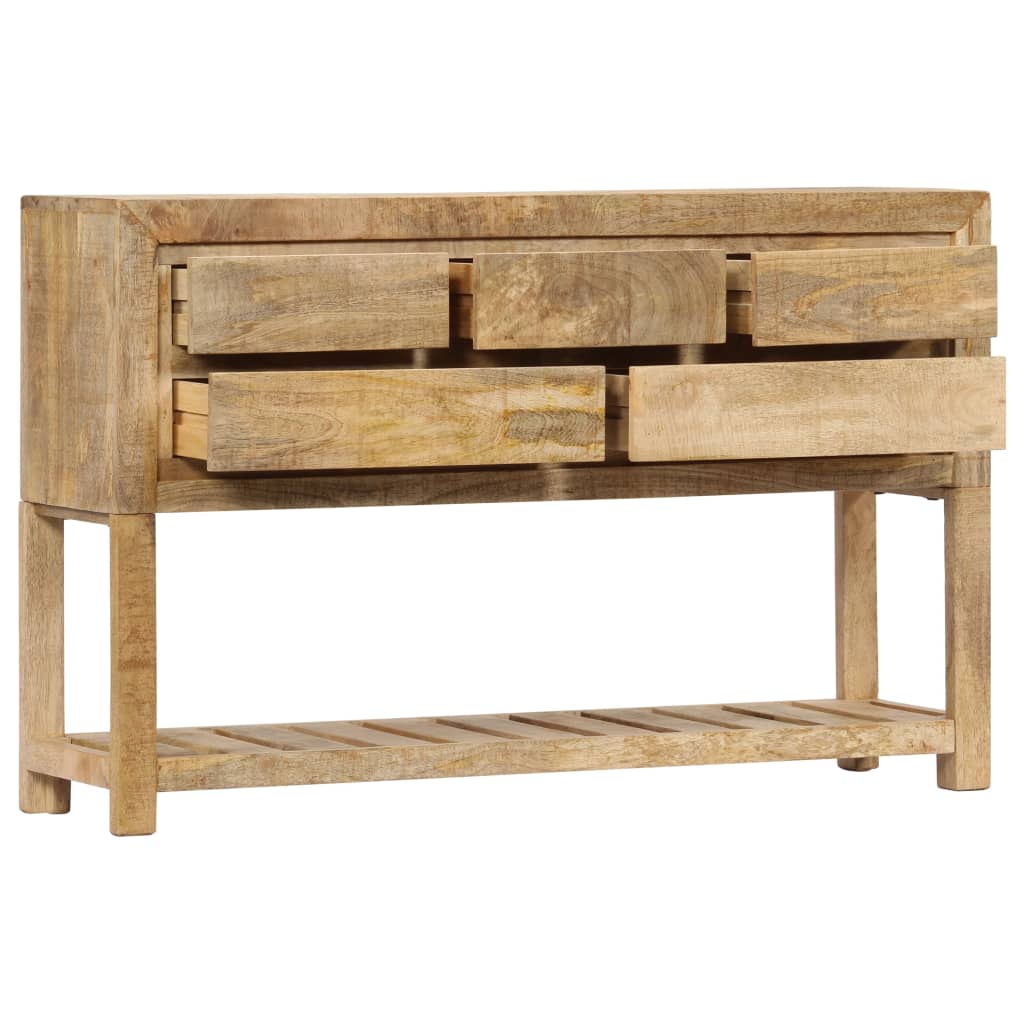 Buffet 120x30x75 cm bois de manguier massif